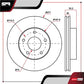 Par De Discos Nissan Quest 1993-1998 V6 3.0l Delanteros