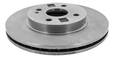 Par De Discos Ventilado Mazda 2 2011-2015 L4 1.5l Delanteros