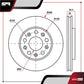 Par De Discos Ventilado Audi A3 1998-2009 L4 1.8l Delanteros