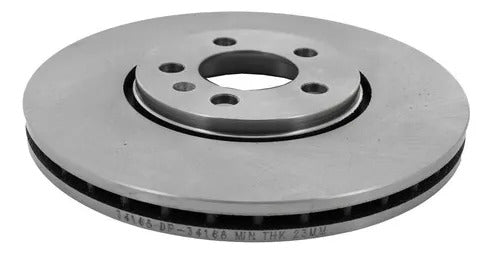 Par De Discos Ventilado Audi A3 1998-2009 L4 1.8l Delanteros