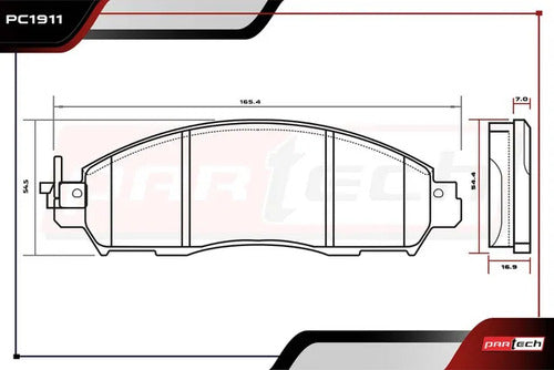 Balatas Ceramicas Nissan Np300 2016-2021 L4 2.5l Delanteras