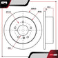 Par De Discos Solido Lexus Es350 2007-2018 V6 3.5l Traseros