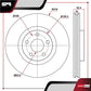 Par De Discos Ford Edge 2015-2020 L4 2.0l Delanteros