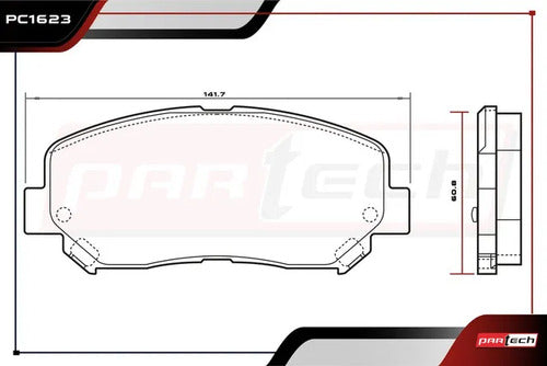 Balatas Ceramicas Mazda Cx-5 2013-2019 L4 2.0l Delanteras
