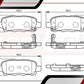 Balatas Para Infiniti Ex35 2010-2012 V6 3.5l Traseras