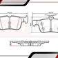 Balatas Para Ceramicas Ford Edge 2015-2018 V6 3.5l Traseras