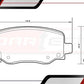 Balatas Ceramicas Chrysler 200 2015-2017 L4 2.4l Traseras