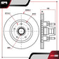 Par De Discos Ford Explorer 1995-2001 V6 4.0l Delanteros