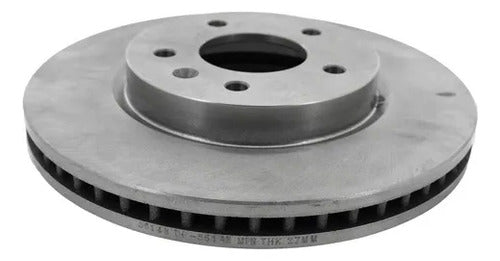 Par Discos Ventilado Captiva Sport 2010-2015 3.0l Delanteros