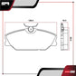 Balatas Para Renault Megane 2003-2006 L4 2.0l Delanteras