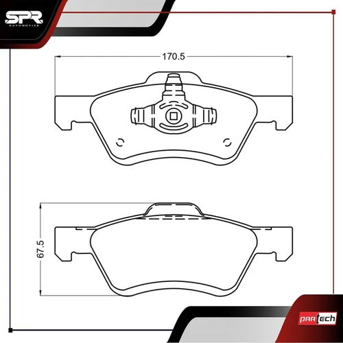 Balatas Ceramicas Ford Escape 2005-2007 L4 2.3l Delanteras