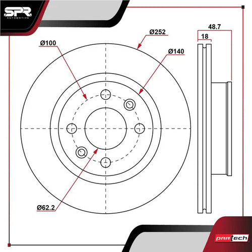 Par De Discos Para Hyundai Grand I10 2018-2023 Delanteros