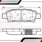 Balatas Para Chrysler 200 2011-2014 V6 3.6l Traseras