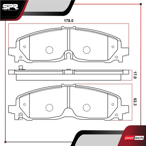 Balatas Para Chevrolet Blazer 2021-2023 V6 3.6l Delanteras