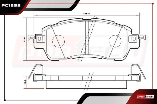 Balatas Para Ceramicas Mazda 2 2016-2025 L4 1.5l Delanteras