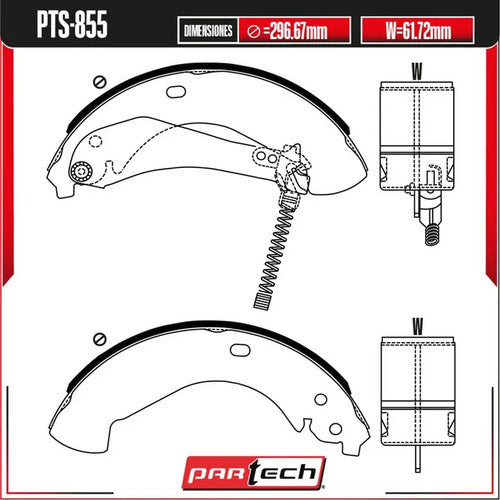 Zapatas S-metalicas Chevrolet Silverado 2007 V8 6.0 Traseras