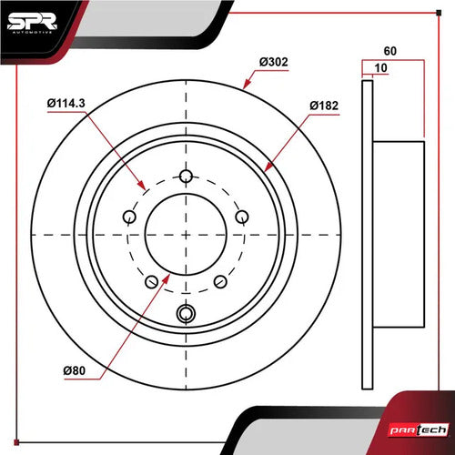 Par De Discos Solido Jeep Compass 2007-2017 L4 2.4l Traseros
