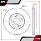 Par De Discos Honda Cr-v 2002-2004 L4 2.4l Delanteros