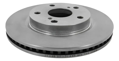 Par De Discos Toyota Rav4 2006-2008 L4 2.4l Delanteros