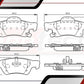 Balatas Ceramicas Dodge Durango 2011-2018 V6 3.6l Traseras