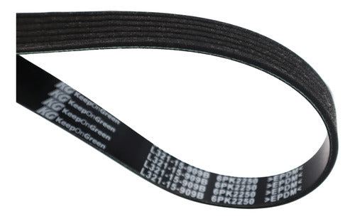 KGPV-2115 - BANDA DE ACCESORIOS PARA MAZDA 6 V6 3.0L 2002-2008 6 RANURAS