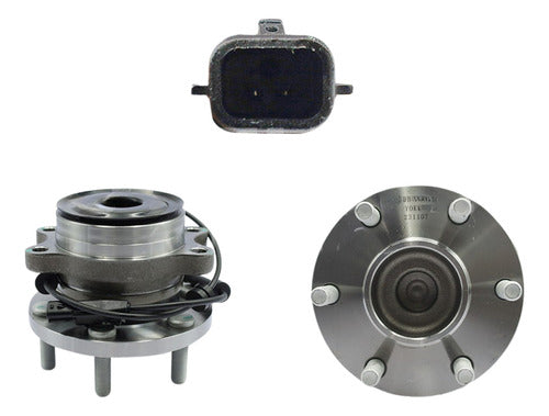 YOKO-BMNN0700 MAZA PARA NISSAN NP-300 FRONTIER 2.5 GAS 2016-2025 DELANTERA