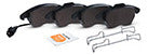 DNK8212D1107 - BALATAS PARA AUDI A1 1.4 2011-2013 LOW METAL