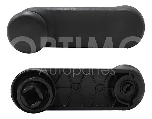YOKO-HMRN0300 MANIJA ALZA VIDRIO NISSAN PLATINA 2002-2010 DERDERECHA/IZQUIERDAUIERDA NEGRA