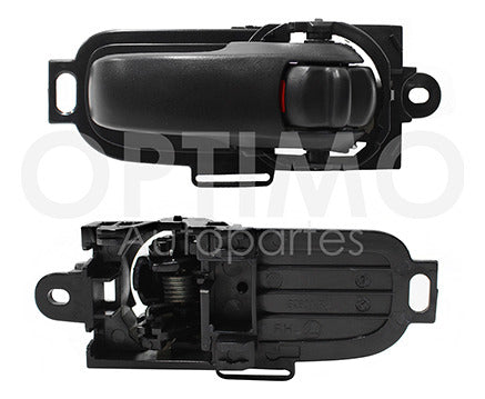 YOKO-HMRN1171 MANIJA INTERIOR NISSAN TIIDA 2006-2017 DEL/TRASERAS DERECHA NEGRA