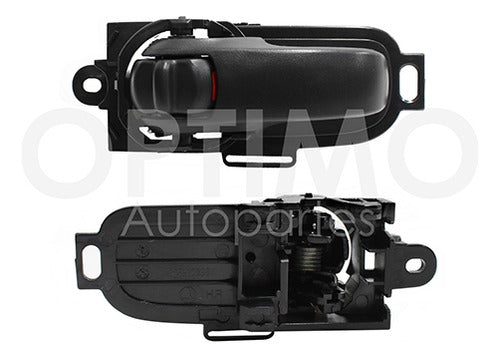 YOKO-HMRN1172 MANIJA INTERIOR NISSAN TIIDA 2006-2017 DEL/TRASERAS IZQUIERDA NEGRA