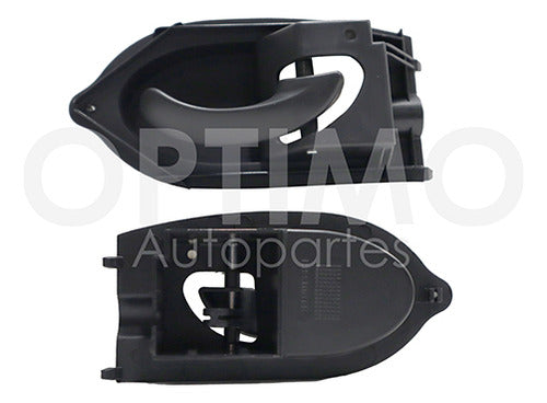 YOKO-HMRF0223 MANIJA INTERIOR FORD FIESTA 00-02 DEL/TRASERAS DERECHA NEGRA POROSA