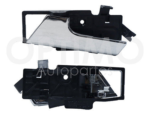 YOKO-HMRC9962 MANIJA INTERIOR CHEVROLET AVEO 2007-2017 DEL/TRASERAS IZQUIERDA CROMAD