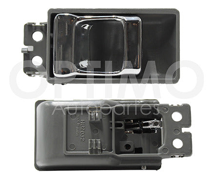 YOKO-HMRN0210 MANIJA INTERIOR NISSAN D21 1994-2007 DEL DER/IZ GRIS C/CROMO