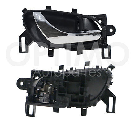 YOKO-HMRN0701 MANIJA INT NP-300 FRONTIER 16-25 DEL/TRASERAS DERECHA NEGRA C/CROMO