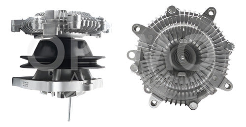 YOKO-MANN0610 BOMBA DE AGUA NISSAN 720 4WD 1986-1993 C/FAN CLUTCH C/POLEA