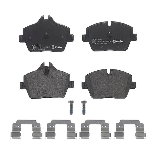 BRE-P06034 - BALATAS DELANTERAS PARA MINI COOPER ALL BLACK 2011-2012