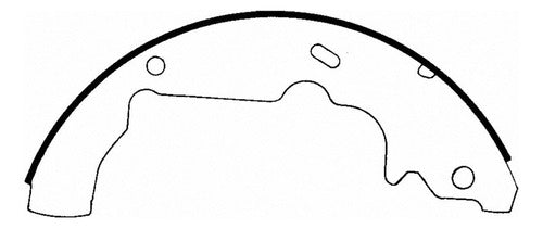 WZ-780 - ZAPATAS ORGÁNICAS TRASERAS PARA CHEVROLET EQUINOX 2005-2006