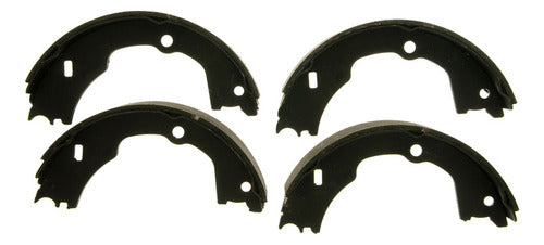 WZ-772 - ZAPATAS DE FRENO DE ESTACIONAMIENTO ORGÁNICAS TRASERAS PARA FORD F-450 SUPER DUTY 1999-2004