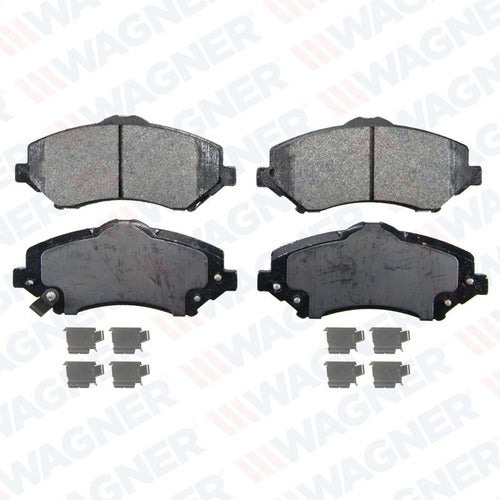 WX-1327 - BALATAS SEMIMETALICAS DELANTERAS PARA CHRYSLER TOWN & COUNTRY 2008-2016