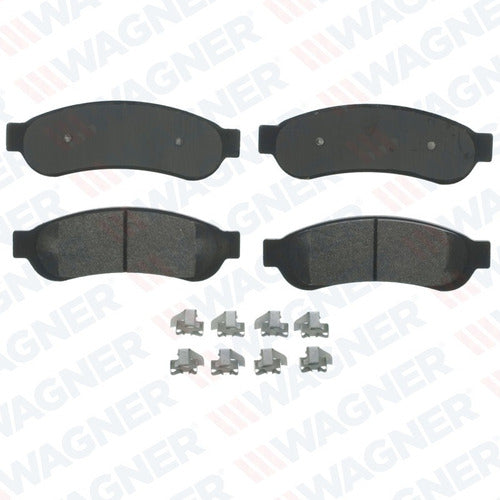 WX-1067 - BALATAS SEMIMETALICAS TRASERAS PARA FORD F-350 SUPER DUTY 2005-2008