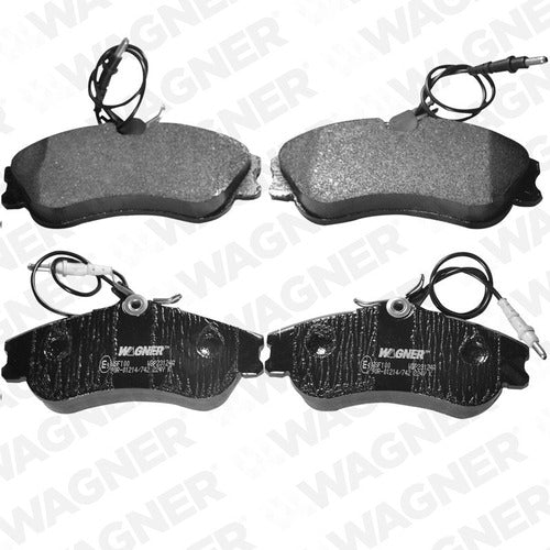 WX-1190 - BALATAS SEMIMETALICAS DELANTERAS PARA PEUGEOT PARTNER 2003-2009