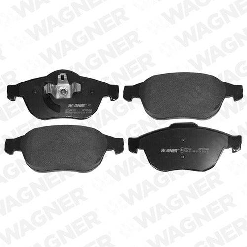 WX-24536A - BALATAS SEMIMETALICAS DELANTERAS PARA RENAULT MEGANE 2004-2010