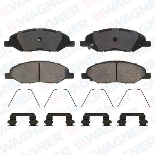 WD-1345 - BALATAS CERÁMICAS DELANTERAS PARA NISSAN TIIDA 2007-2018