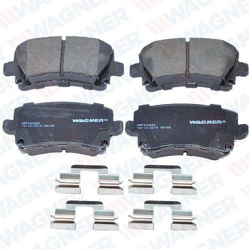 WX-1108 - BALATAS SEMIMETALICAS TRASERAS PARA AUDI A3 2005-2010