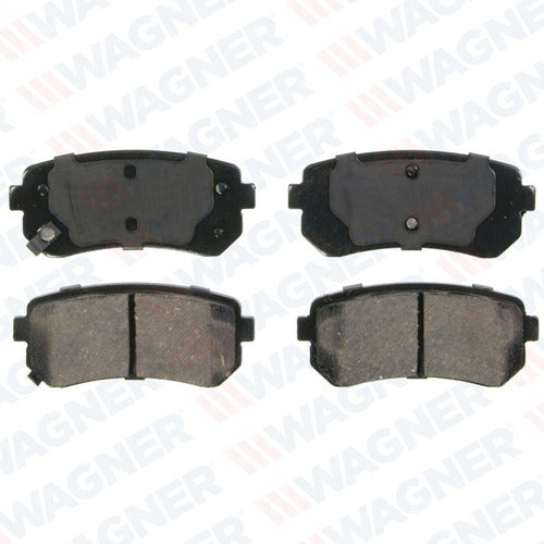 WD-1157 - BALATAS CERÁMICAS TRASERAS PARA DODGE ATTITUDE 2008-2011
