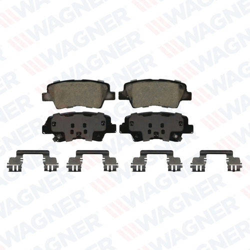 WD-1594 - BALATAS CERÁMICAS TRASERAS PARA HYUNDAI SONATA 2015-2015