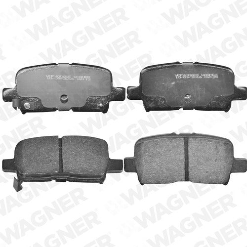 WX-865 - BALATAS SEMIMETALICAS TRASERAS PARA HONDA ODYSSEY 2000-2004