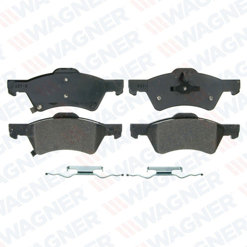 WX-857 - BALATAS SEMIMETALICAS DELANTERAS PARA CHRYSLER GRAND VOYAGER 2001-2002
