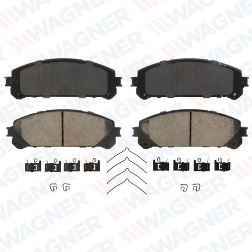WD-1324 - BALATAS CERÁMICAS DELANTERAS PARA TOYOTA HIGHLANDER 2008-2019