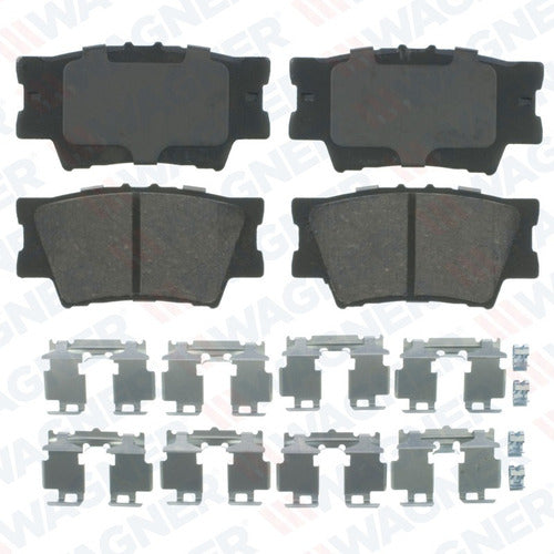 WD-1212 - BALATAS CERÁMICAS TRASERAS PARA TOYOTA CAMRY LE 2019-2021